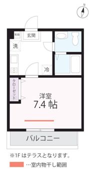 QUIET CRAB HOUSE 鶴見浅野（仮）の間取り画像