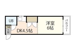 東雲コーポの間取り画像