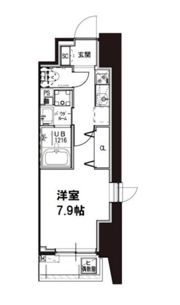 メゾンドアーク南大井の間取り画像