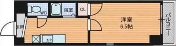 ドエル天満橋の間取り画像