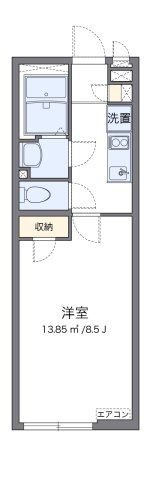 クレイノトウィンクルDの間取り画像