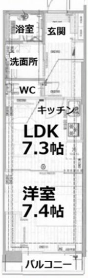 シティコート目黒1号棟の間取り画像