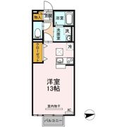 パラディー森塚の間取り画像