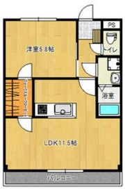 クレモンポイント・Aの間取り画像