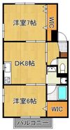 アルフィーネ足原の間取り画像