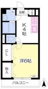 マンションユザワの間取り画像