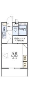 レオパレスGAZEBO12の間取り画像