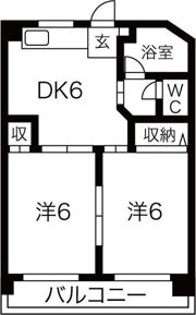 梅野ビルの間取り画像