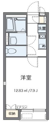 レオネクストカーサボナールの間取り画像