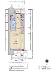 プレサンス江坂クォーレの間取り画像