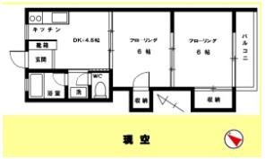 スカイハイコーポレーション 105の間取り画像