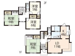 川上邸の間取り画像
