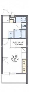 レオパレスグルーデテンポの間取り画像