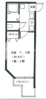 メーハン高谷の間取り画像