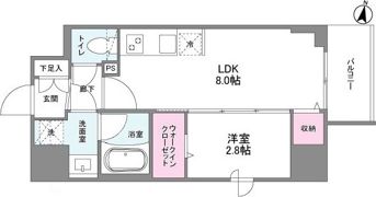 シーズンフラッツ梅田NORTHの間取り画像