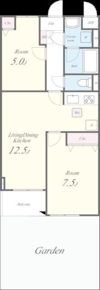 Morris芝の間取り画像