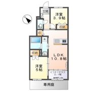 【新築】清水区舩原アパートの間取り画像