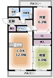 エテルノⅠの間取り画像