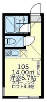 ユナイト八景アルザス・ロレーヌの間取り画像