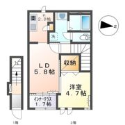 ヴィヴァレスⅣの間取り画像
