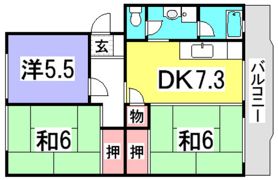 山根マンションの間取り画像
