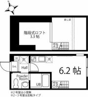 ハーミットクラブハウス片倉横浜の間取り画像
