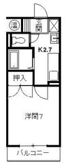 グランドハイツ布橋の間取り画像