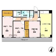 プレジール井山の間取り画像