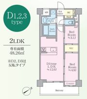 Mimosa北朝霞の間取り画像