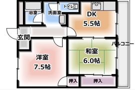 大西マンションの間取り画像