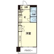 ﾊｳﾍﾞｽﾄ一番館上熊本 803号の間取り画像