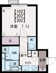 イクシオ六月の間取り画像