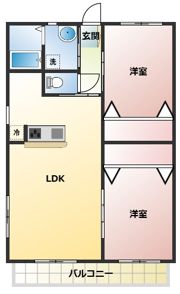 ユーミー桂川の間取り画像