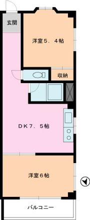 グリーンステージ早大通りの間取り画像
