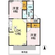 ヴィラージュ・95 B棟の間取り画像