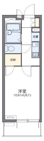 レオパレスシャルマン タナカⅡの間取り画像