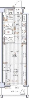 AXAS菊名LRの間取り画像