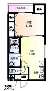 フジパレス都島御幸町の間取り画像