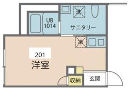 カインドネス練馬春日町 201号室の間取り画像