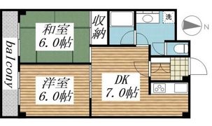 グリーンガーデン武蔵浦和の間取り画像
