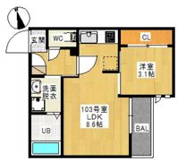 GRANDTIC DESSINの間取り画像