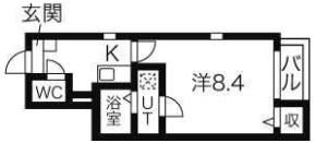 クレフラストひょうたん山の間取り画像