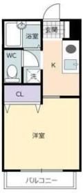 ルーム緑ノ丘の間取り画像