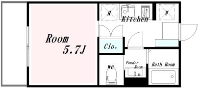 ルーナクレシェンテ新丸子の間取り画像