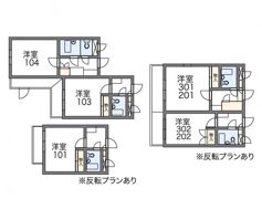 レオパレスRX鶴見市場第2の間取り画像