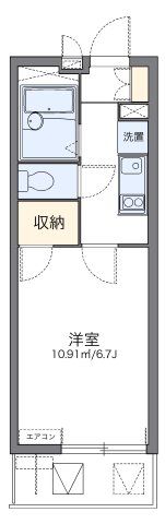 レオパレスエスペランサの間取り画像