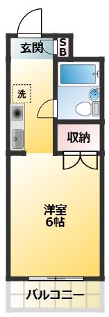 ベルメゾン片岡の間取り画像