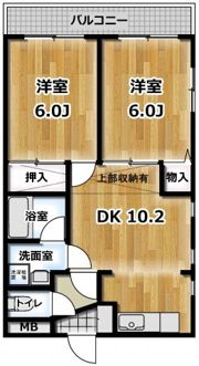 ライジングサンの間取り画像