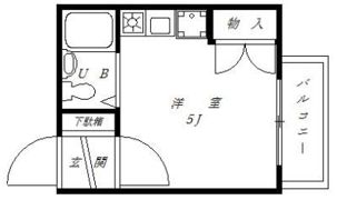 シオミプラザエイトの間取り画像