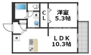 カーサアイザワの間取り画像